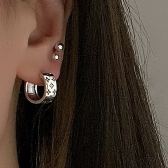 Sterling Silver Ball Drop Dangle Minimalist Earrings - Picture 3 of 6